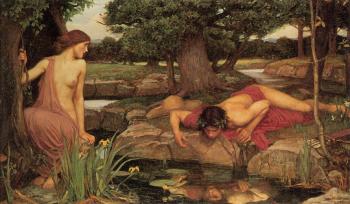 John William Waterhouse : Echo and Narcissus